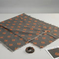 Unstitched Charcoal Grey Printed Motif Suit racdo.pk