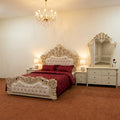 Classic Luxury Cream Royal Bedroom Furniture Set