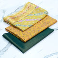 Unstitched Mustard & Green Printed Lawn Suit Set | racdo.pk