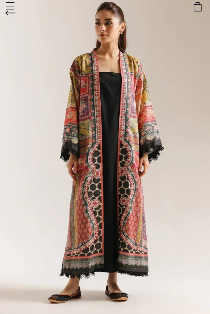 Premium Zarya Noir Unstitched Fabric – Elegant Suit Material | RACDO MARKET