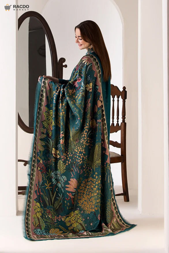 Premium Dark Zink Colour Unstitched Fabric – High‑Quality Unstitched Suit Cloth | Racdo Market