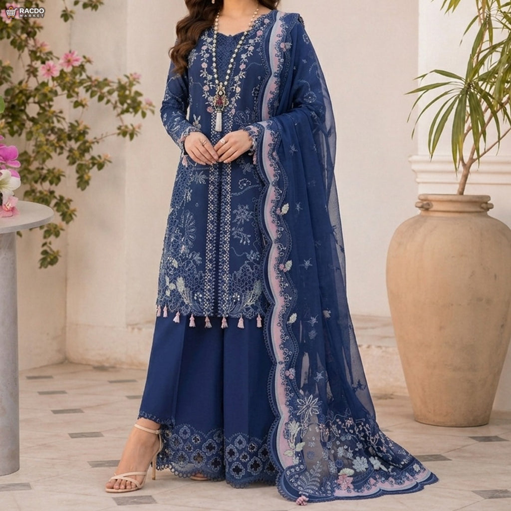 Elegant Blue Dress for Women | Stylish Casual & Party Wear Blue Outfit