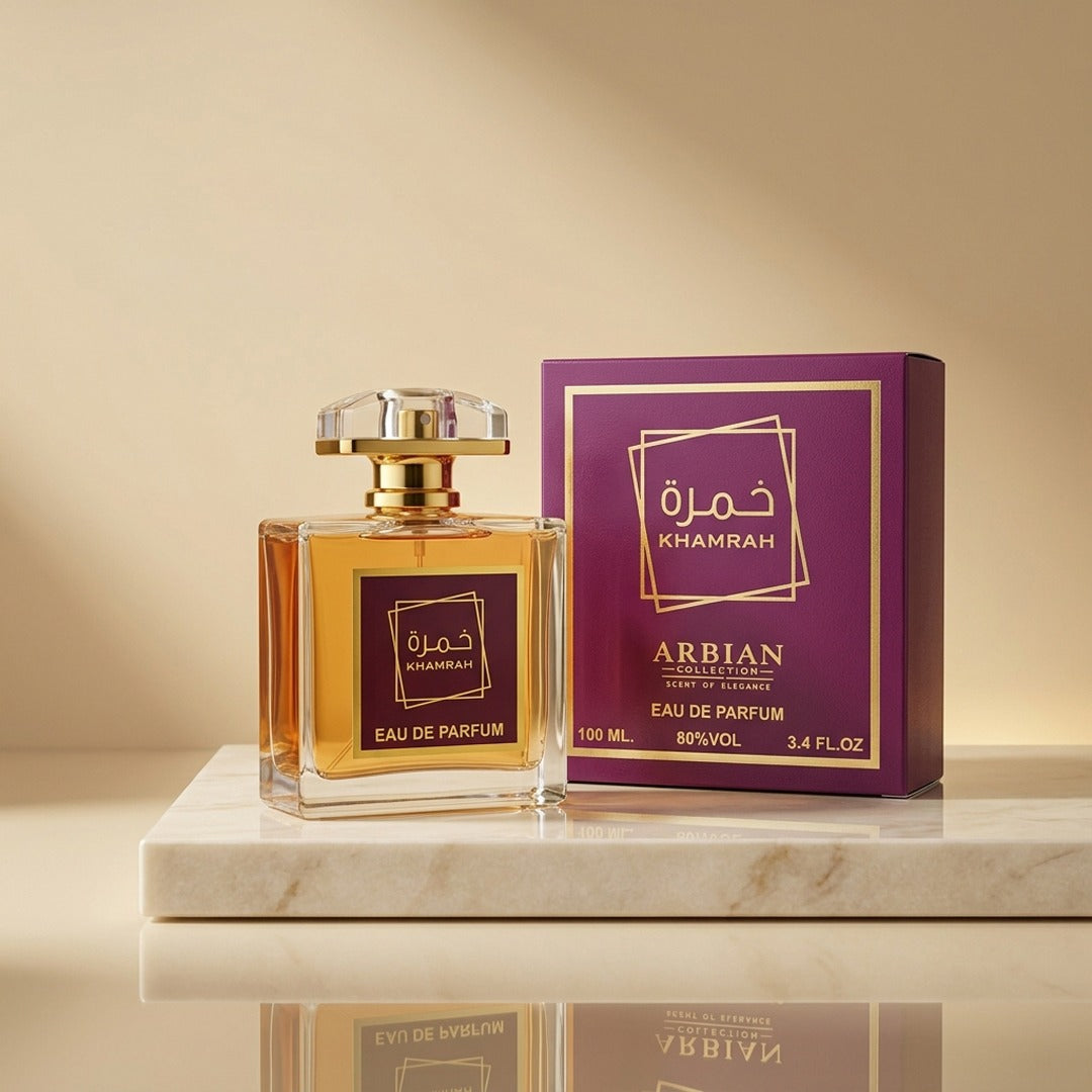 Khamrah Eau De Parfum by Arbian Collection – 100ml (Luxury Fragrance for Men & Women)