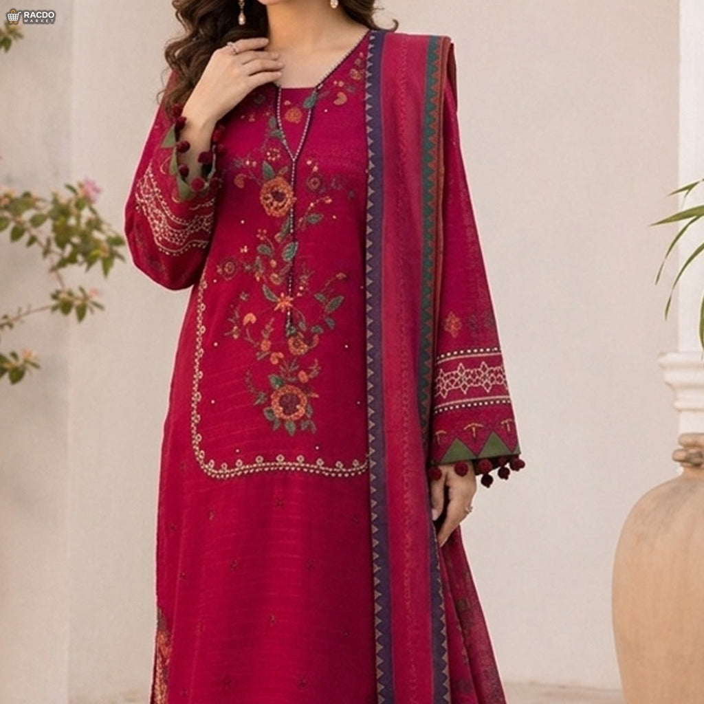 Elegant Dark Pink Dress for Women | Stylish Party & Casual Wear Dress – RACDO Market