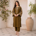 Premium Mahndi Colour Outfits – Unstitched Suit Fabric | RACDO MARKET