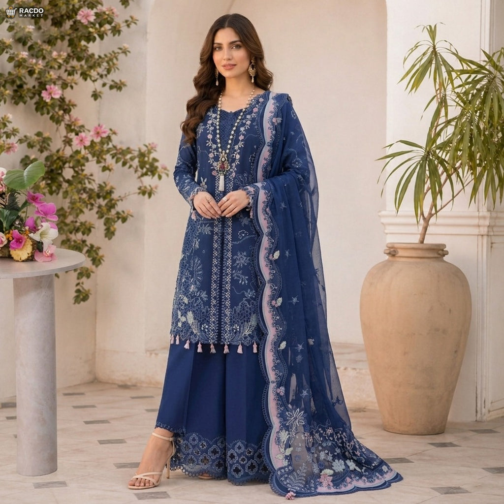 Elegant Blue Dress for Women | Stylish Casual & Party Wear Blue Outfit