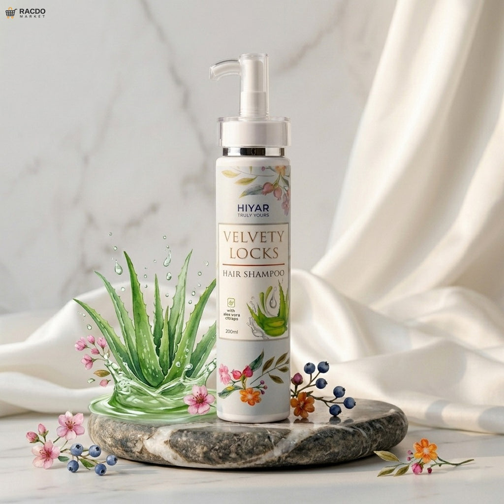Velvety Locks Hair Shampoo – Deep Nourishing & Silky Smooth Hair Care Shampoo | Racdo Market