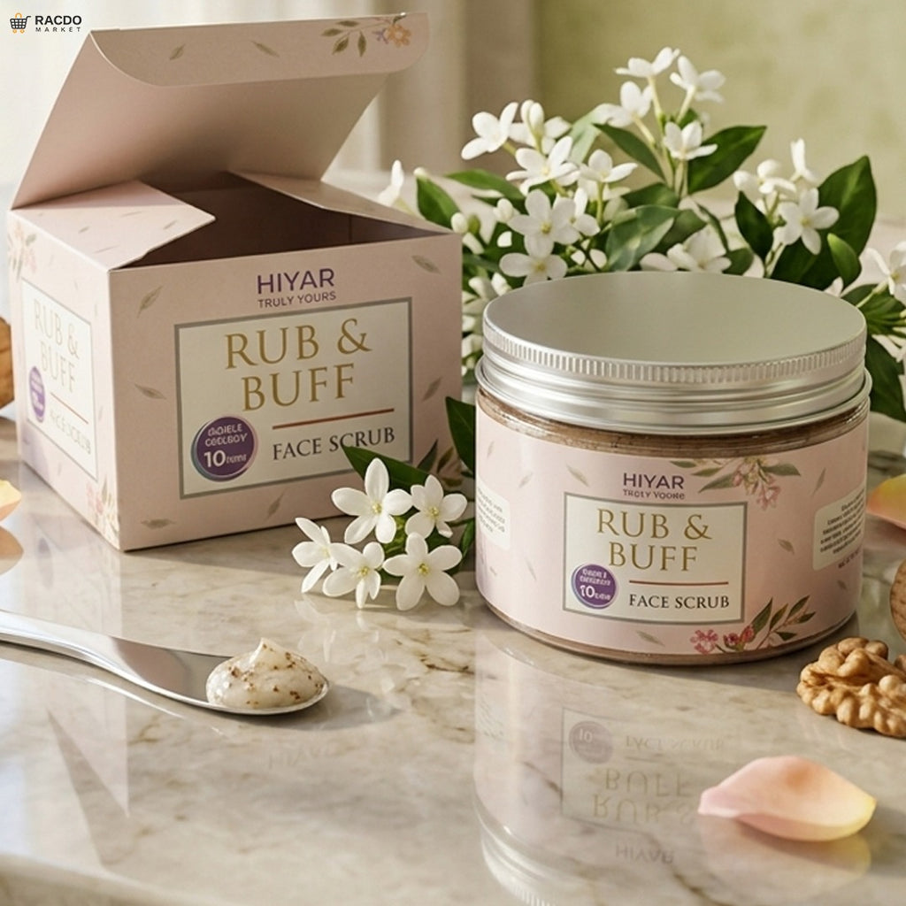 Face Scrub for Glowing Skin – Deep Exfoliating Cleanser for Men & Women | Racdo Market
