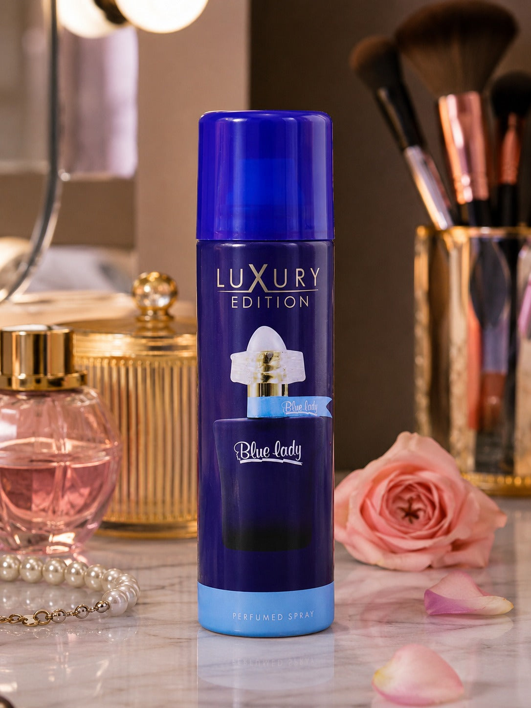 Rasasi Blue Lady Perfumed Spray - Luxury Edition for Women (200ml)-racdo.pk