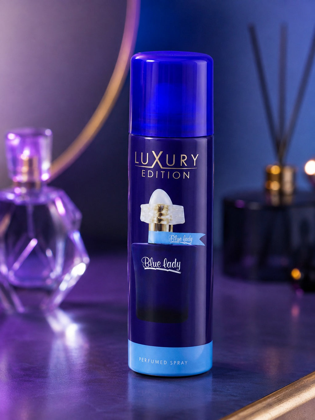 Rasasi Blue Lady Perfumed Spray - Luxury Edition for Women (200ml)-racdo.pk