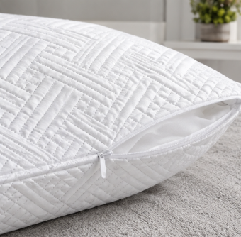 Ultrasonic Quilted Pillow Covers – Pair of 2