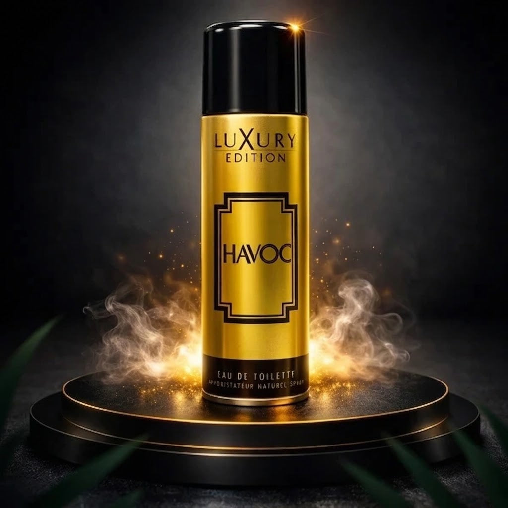 Havoc Luxury Edition Gold Deodorant Body Spray – 200ml | racdo.pk